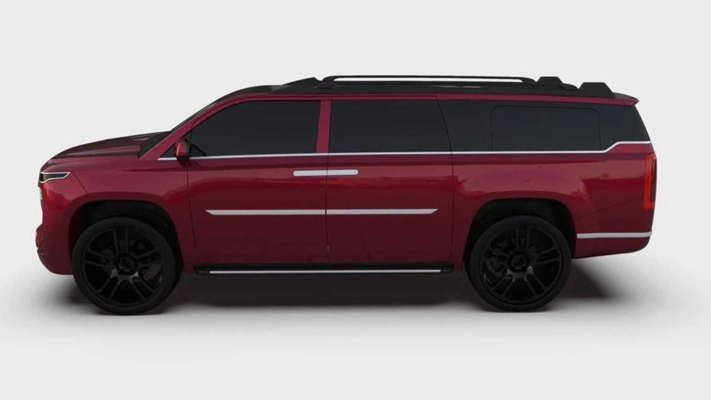 700 Mile 8 Seat Triton Model H Electric SUV Is A Cadillac Escalade ESV Clone
