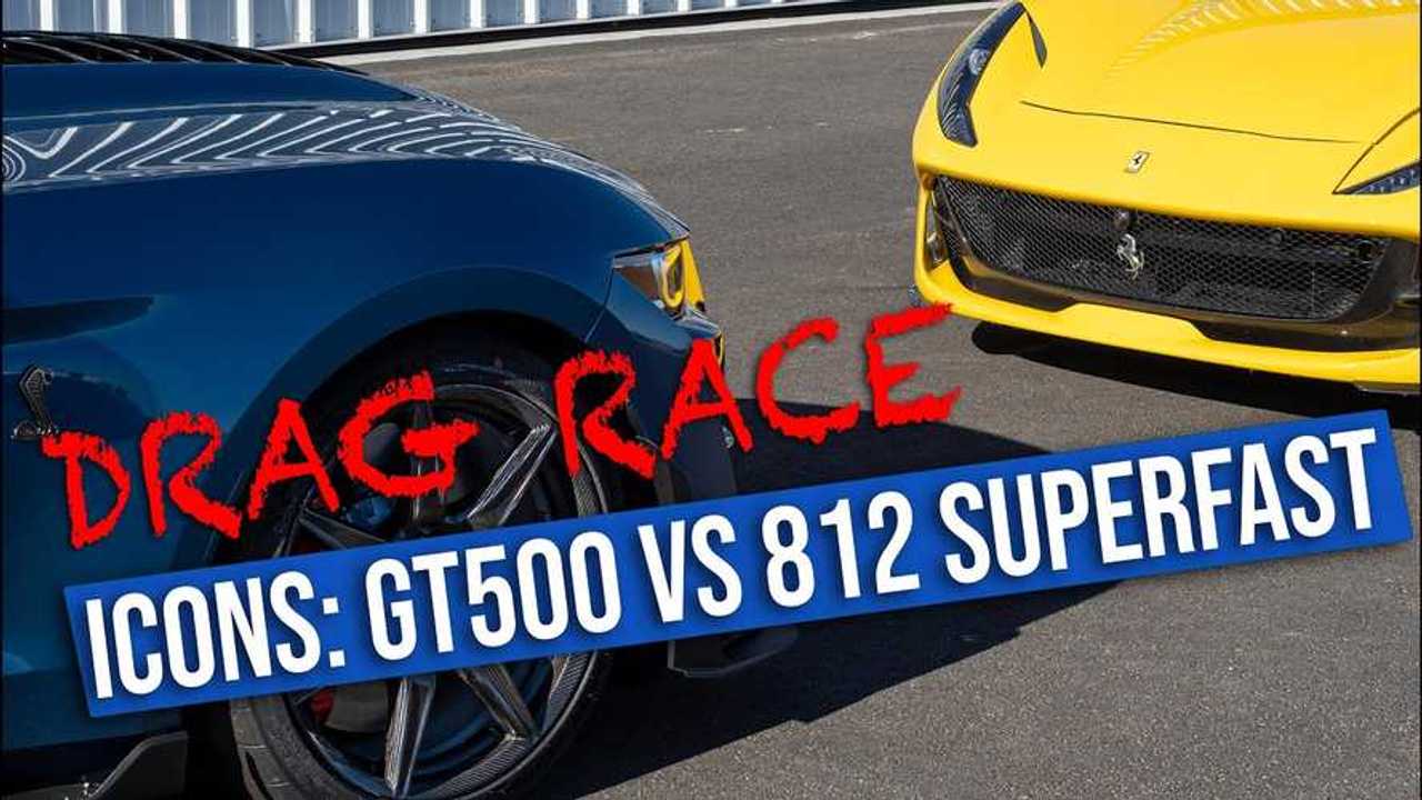 Shelby GT500 vs 812 Superfast Lead