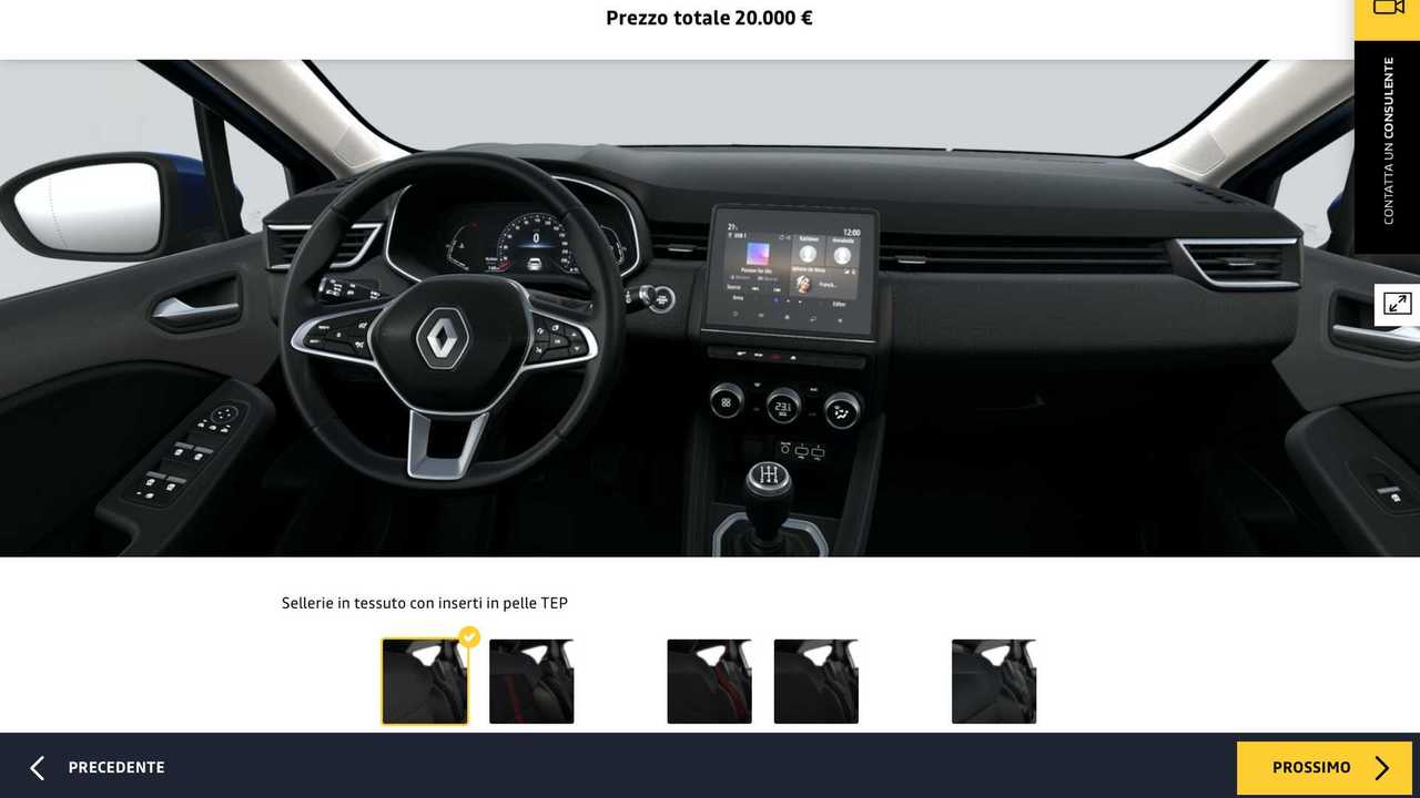 Renault Clio, Come Configurarla