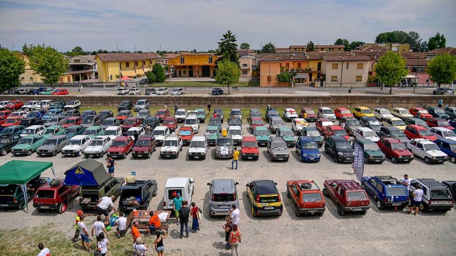 Concentración Fiat Panda en Pandino 2018