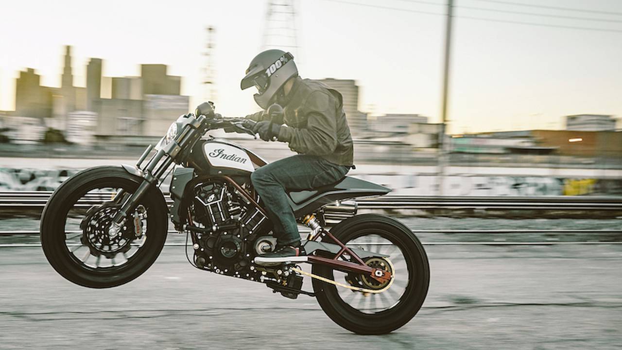 Indian Tortures Us All by Unveiling FTR1200 Custom