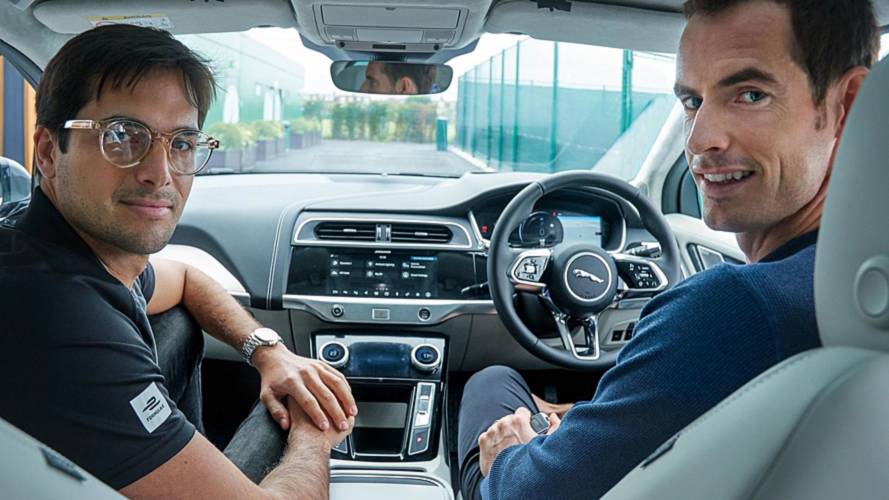 Andy Murray ve Jaguar I-Pace'i