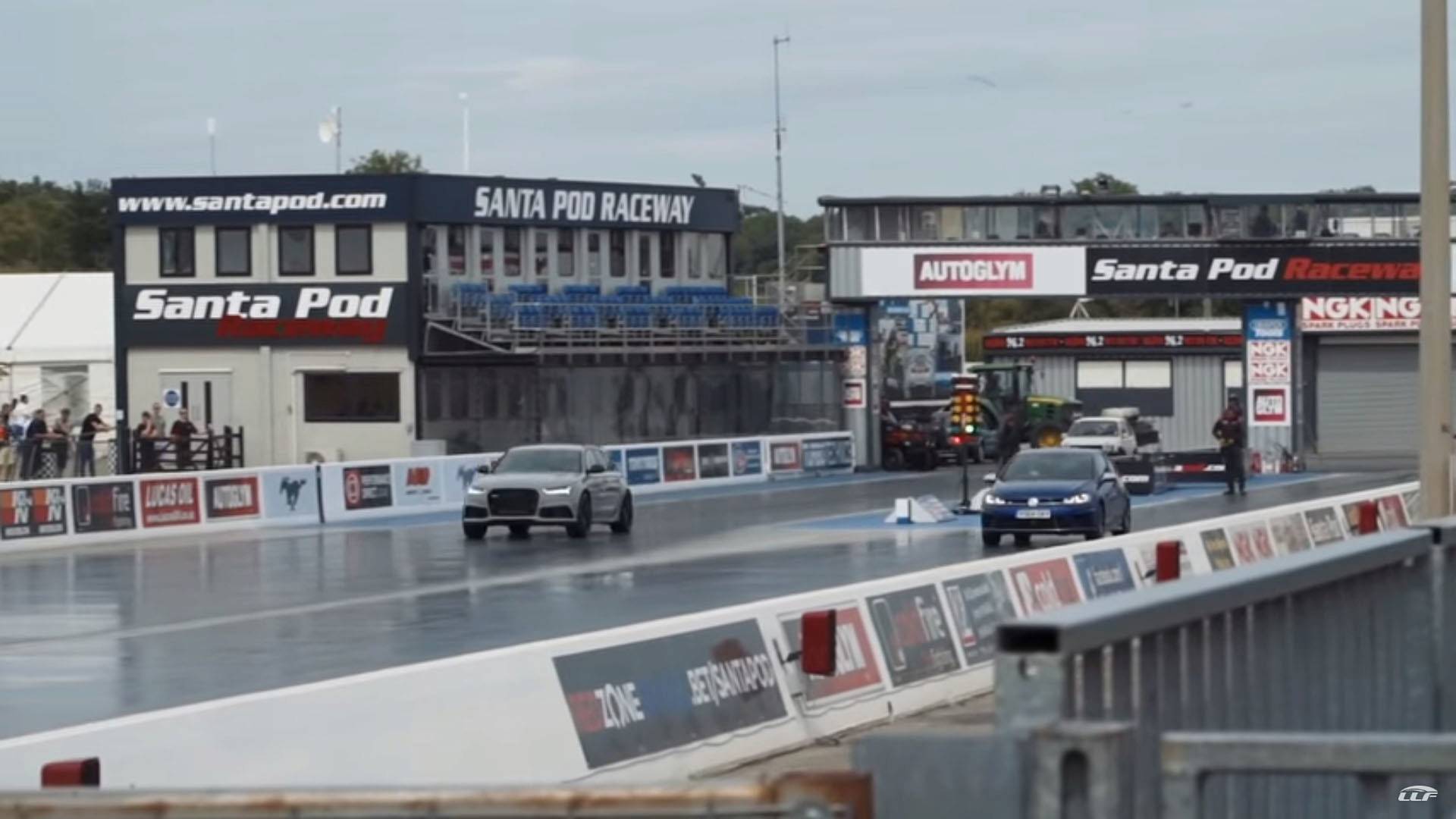 600 Hp Golf R Heads To The Track Races 560 Hp Audi Rs6