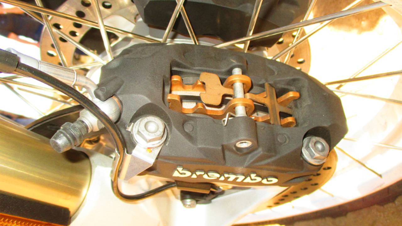 Some pads can be accessed without removing calipers.
