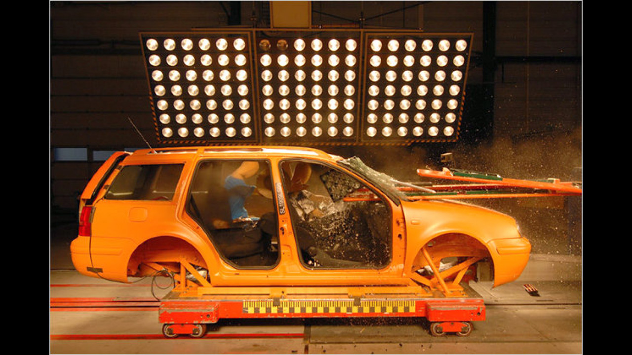 Bierbank als Geschoss