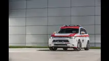Mitsubishi Outlander e Lancer Evo, auto di sicurezza per la Pikes Peak 2013