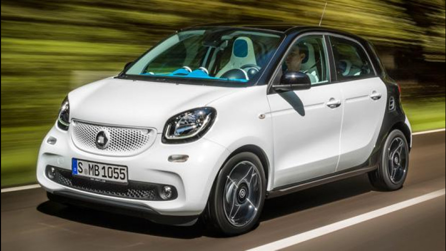 Nuova smart fortwo e forfour, i prezzi