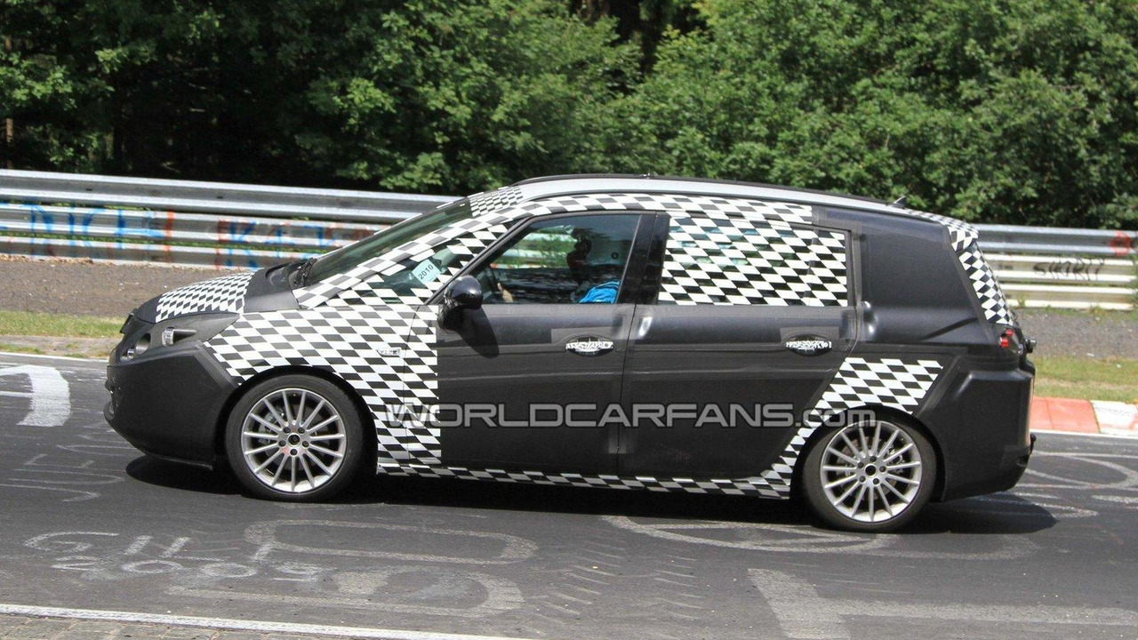 2012 Opel Zafira Spied On Nurburgring For First Time
