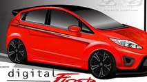 SEMA Ford Fiestas