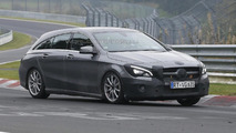 Mercedes-Benz CLA Shooting Brake facelift spy photo
