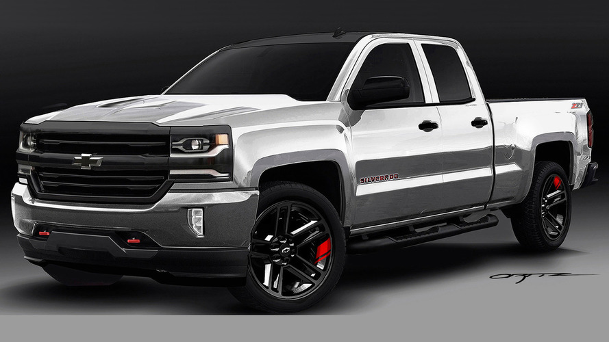 Chevrolet Colorado & Silverado 1500 Red Line Series concepts teased