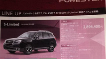 2016 Subaru Forester leaked image