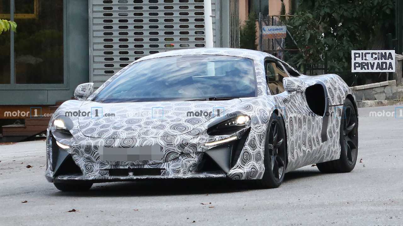 McLaren superdeportivo híbrido, fotos espía