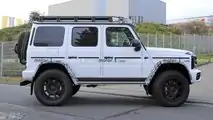 Mercedes G 4x4 Quadrat (2021) als Erlkönig erwischt