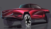 Genesis Luxury Pickup Rendering Rear By Calvin Kim