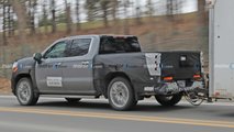 2022 GMC Sierra 1500 Denali Spy Shots Rear Three Quarters