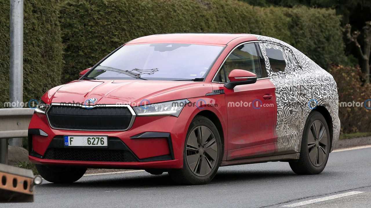2021 Skoda Enyaq GT Yeni Casus Fotoğraflar