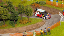 Citroen DS3 with scale rally scene