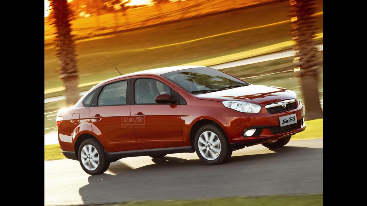 Novo Grand Siena 2012 - Primeiras fotos oficiais
