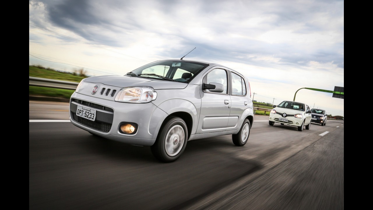 Fox Bluemotion, Clio Expression e Uno Economy em busca dos 20 km/l