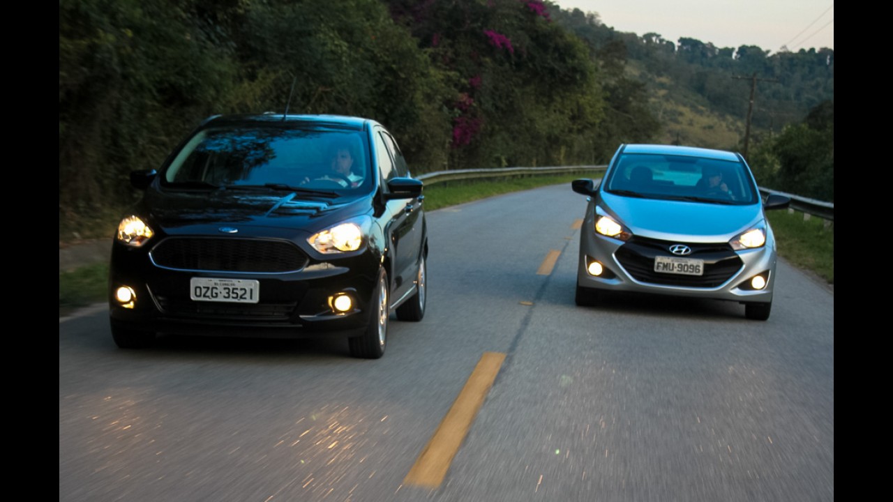 Teste CARPLACE: novo Ford Ka desafia posto de referência do Hyundai HB20