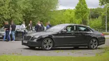 Mercedes S Class facelift spy photo