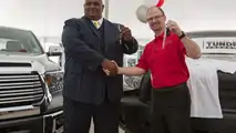 Toyota trades new Tundra for one with a million miles