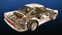 Porsche 959 Cutaway