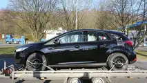 2018 Ford Focus chassis testing mule spy photo