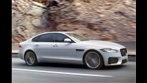 Jaguar XF tanzt übers Seil