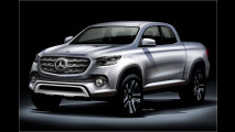 Mercedes-Pick-up als Erlkönig