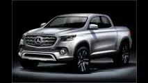 Mercedes-Pick-up als Erlkönig