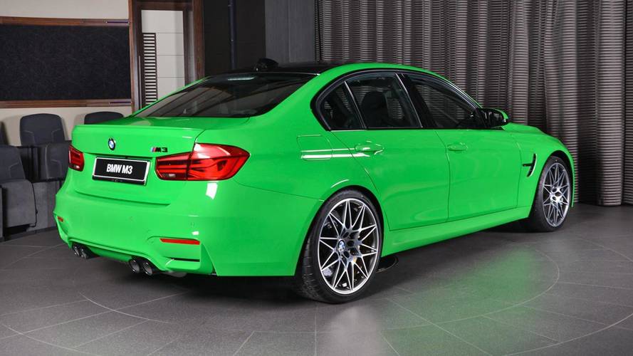 Sale a la venta este BMW M3, vestido en el Verde Mantis de Lamborghini