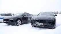 2019 Porsche Macan facelift spy photo