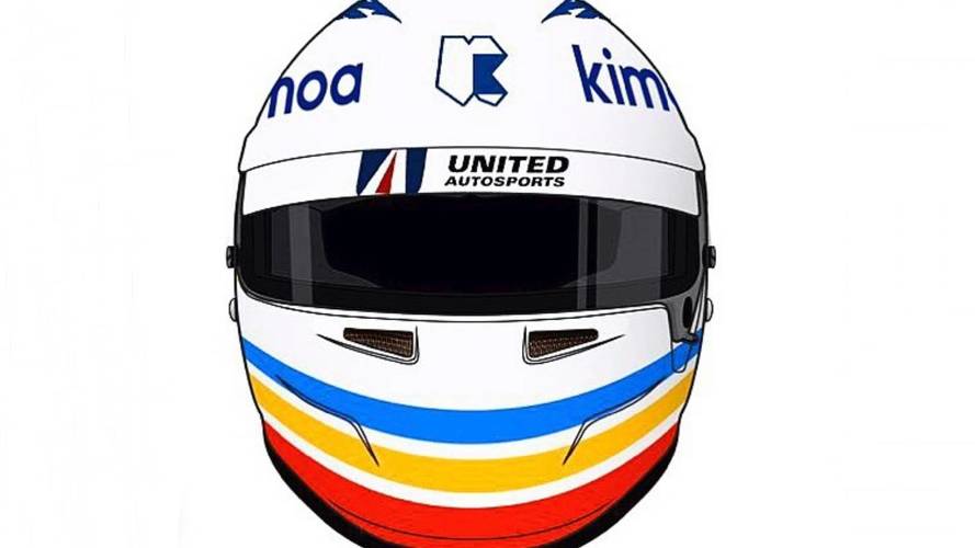 Casco especial de Fernando Alonso para las 24h de Daytona