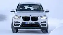 BMW iX3, le foto spia