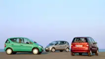 Mercedes A-Klasse: Ein buntes Trio