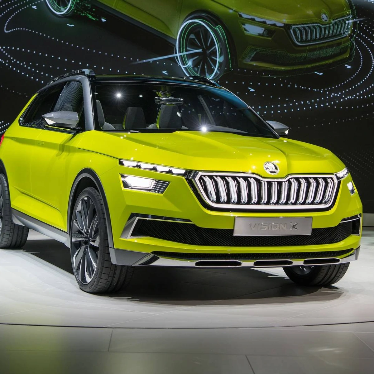 skoda vision x concept live from geneva motor show