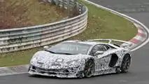 Lamborghini Aventador SV Jota 2019 fotos espía