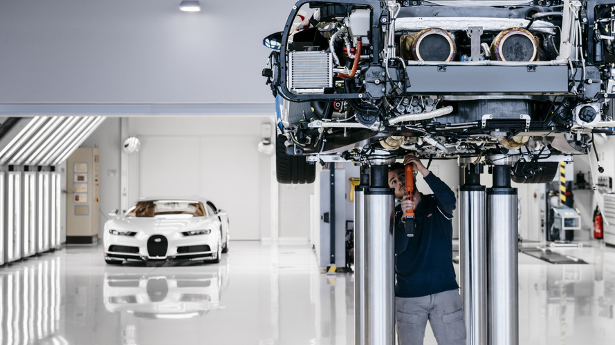 2017 Bugatti Chiron üretimi Molsheim fabrikasında başladı