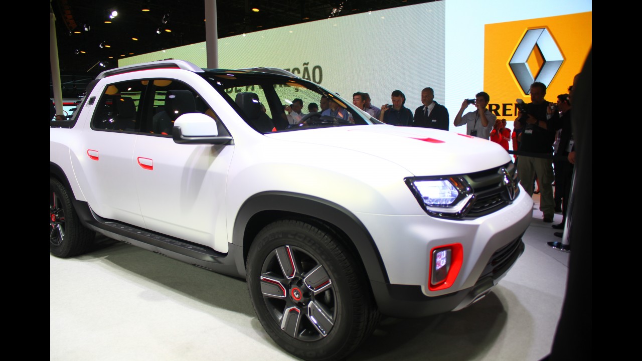 Renault Oroch (picape Duster) aparece em novos teasers; estreia será dia 18