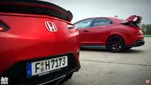 Honda NSX vs Honda Civic Type R