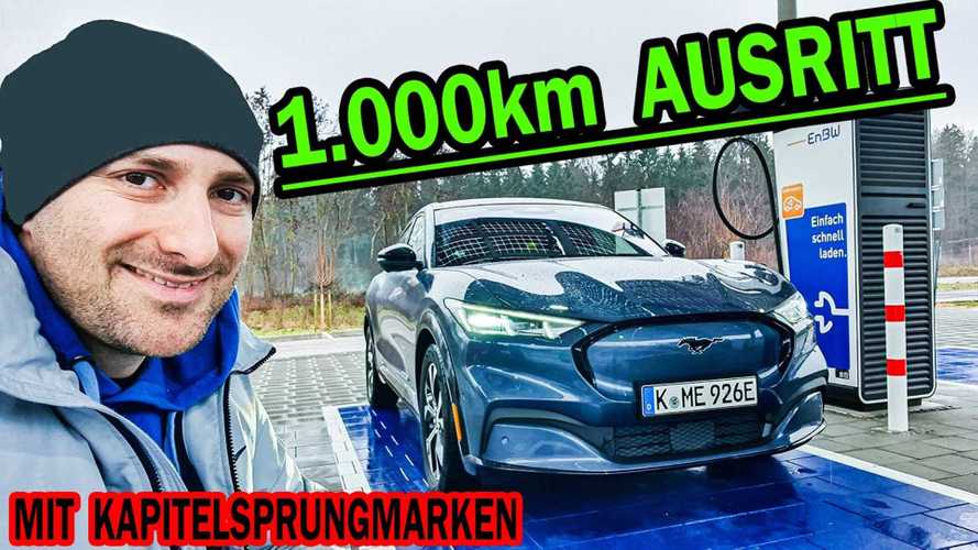 Ford Mustang Mach-E Driven At 90 MPH On Autobahn Returns Strong Range