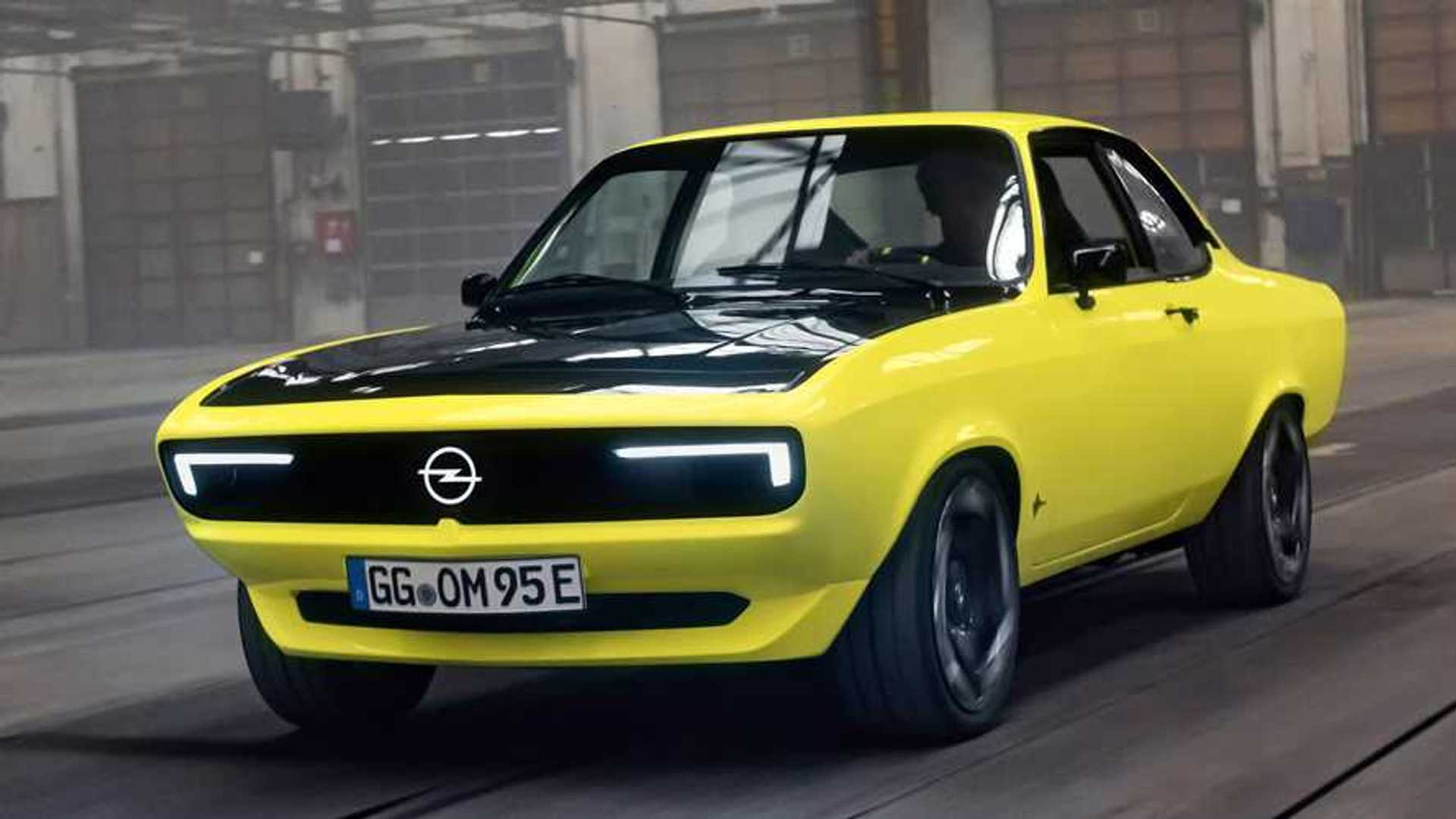 Opel Reveals Manta EV Conversion Restomod One Off With Manual Gearbox