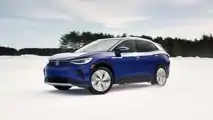Volkswagen ID.4 winter driving