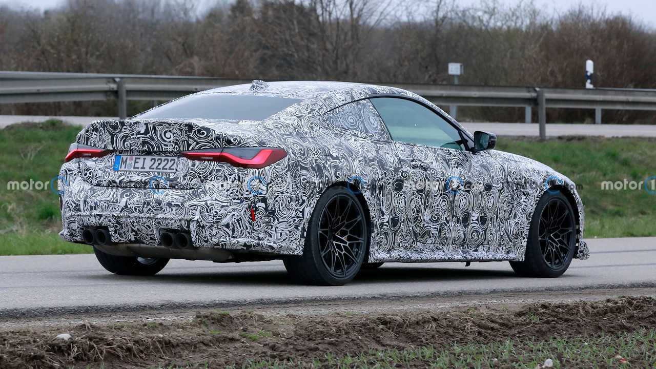 BMW M4 CSL Spy Shots Coin Queue