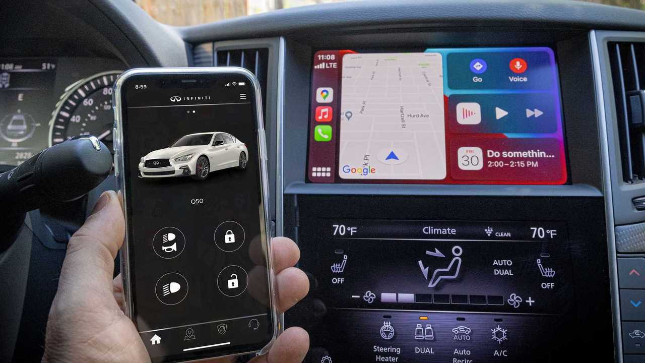 2022 Infiniti Q50 (infotainment)