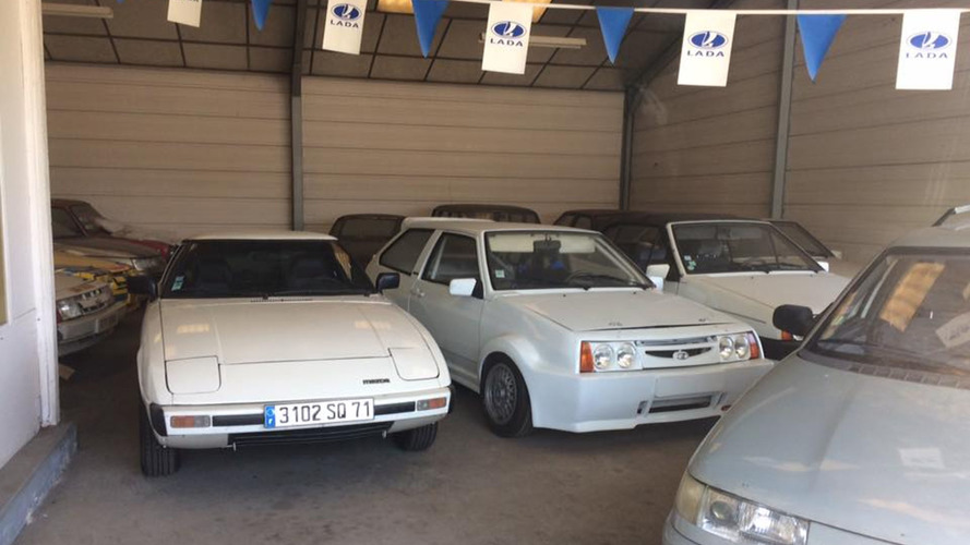 Abandoned French Lada dealership