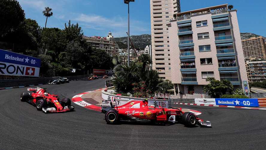 Raikkonen Vettel Monaco GP depart