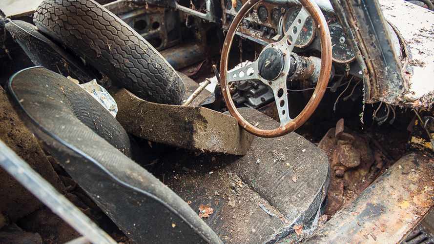 Jaguar E Type barn find